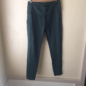 Forest green workout pants